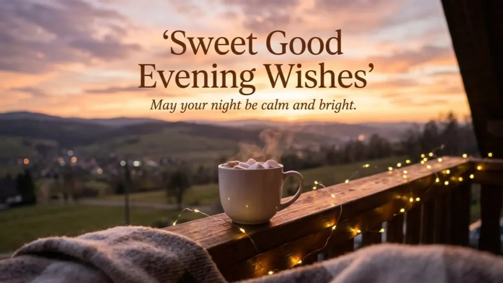 Sweet Good Evening Message