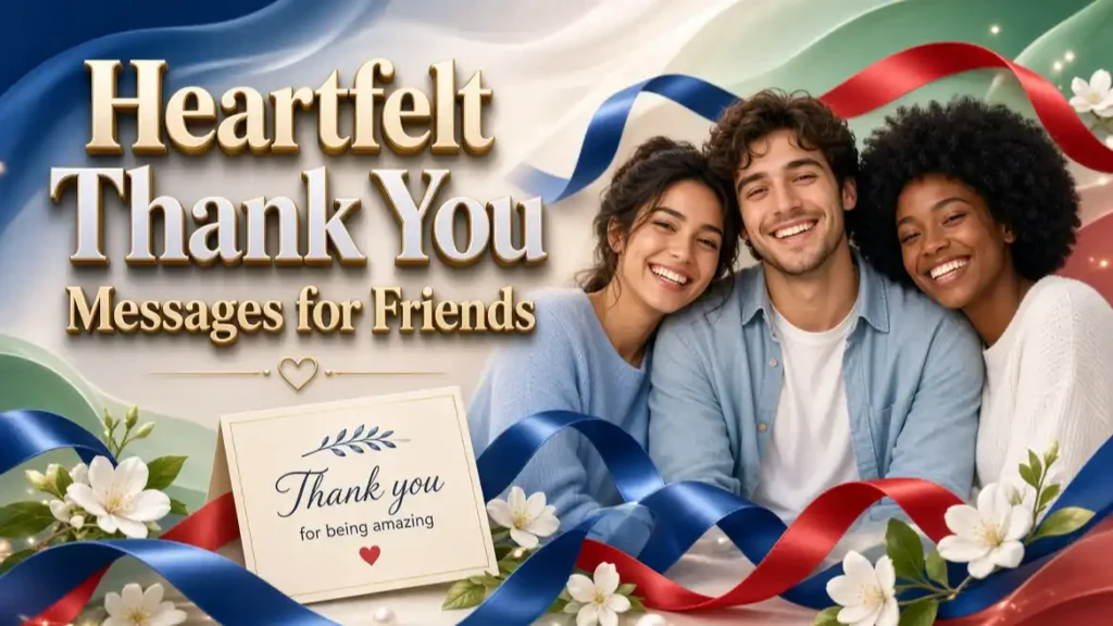 Thank You Messages for Friends on WhatsApp
