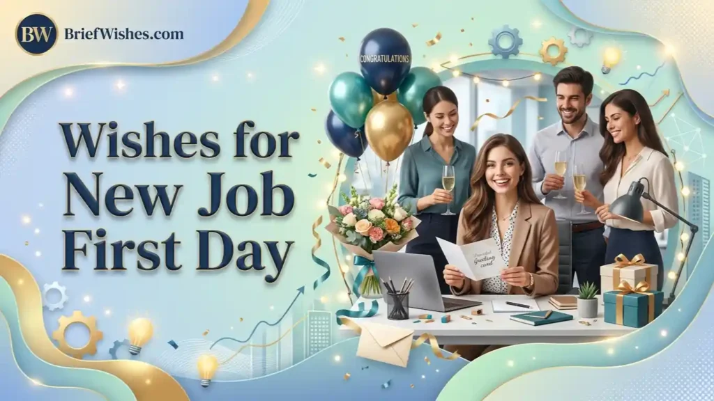 Wishes for New Job First Day