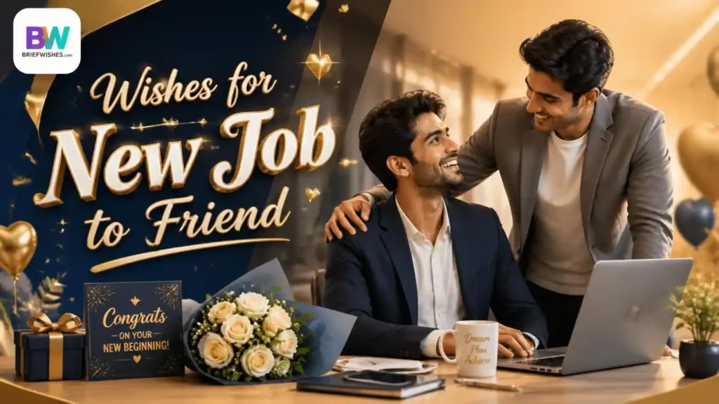 Wishes for New Job to Friend