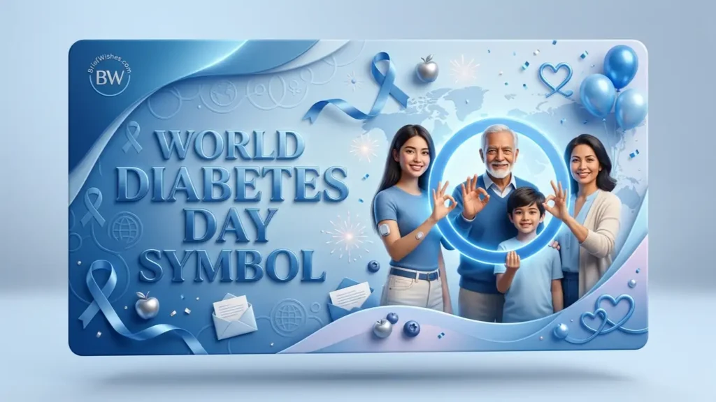 World Diabetes Day Symbol 