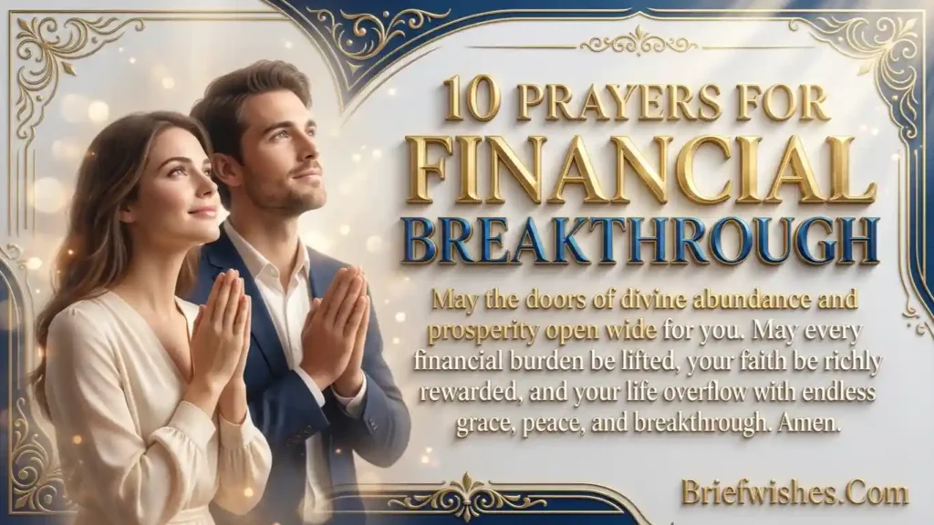 10 Prayers for Financial Breakthrough