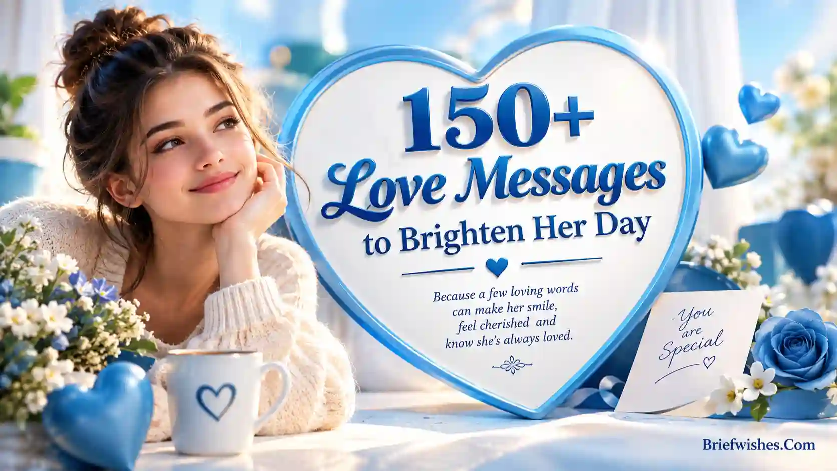 150+ Love Messages to Brighten Her Day