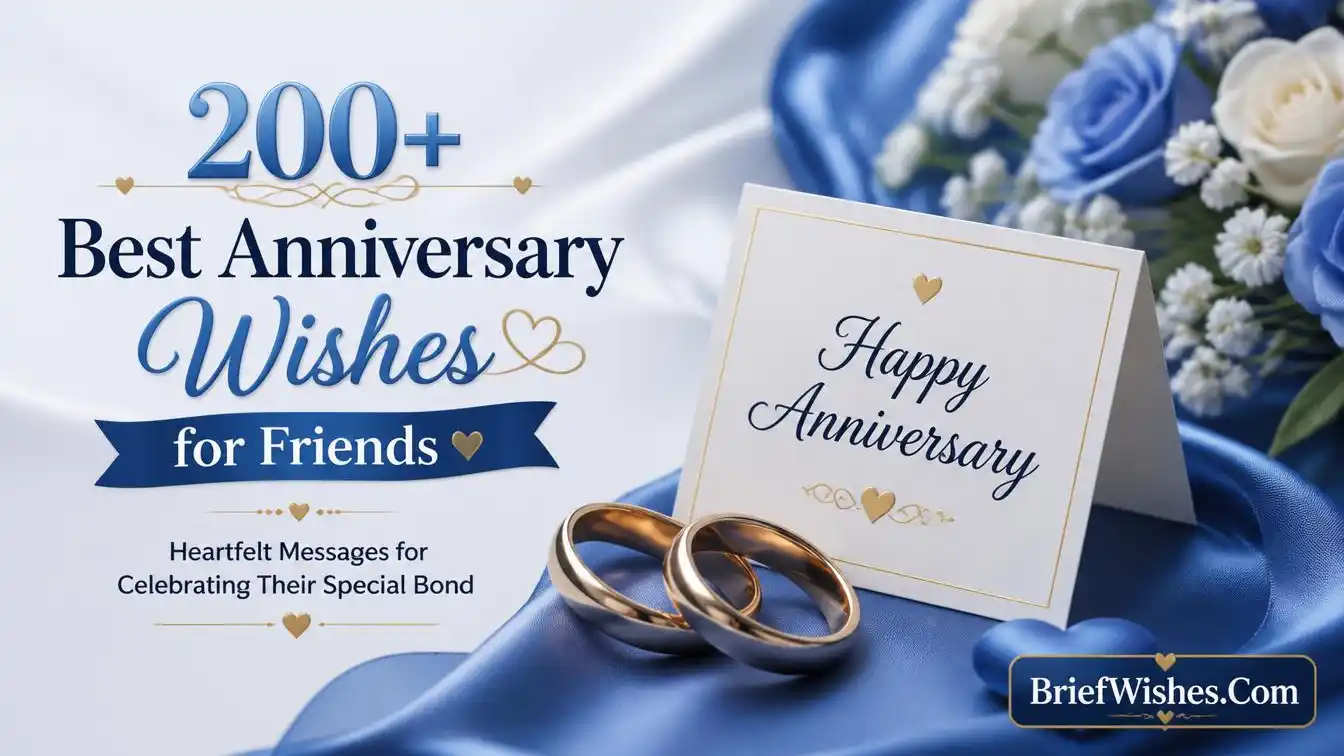 200+ Best Anniversary Wishes for Friends💍