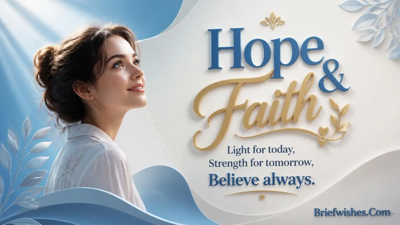 200+ Uplifting Messages of Hope and Faith