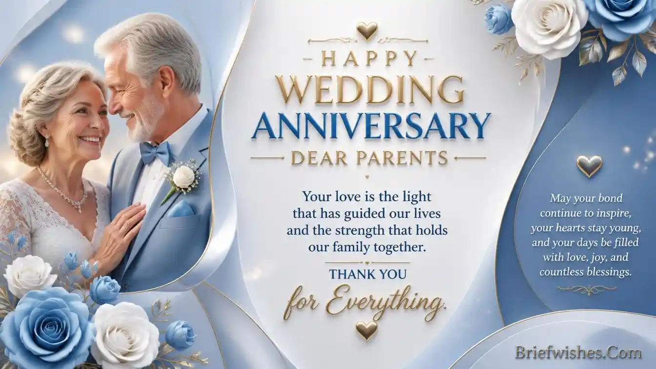 200+ Wedding Anniversary Wishes for Parents