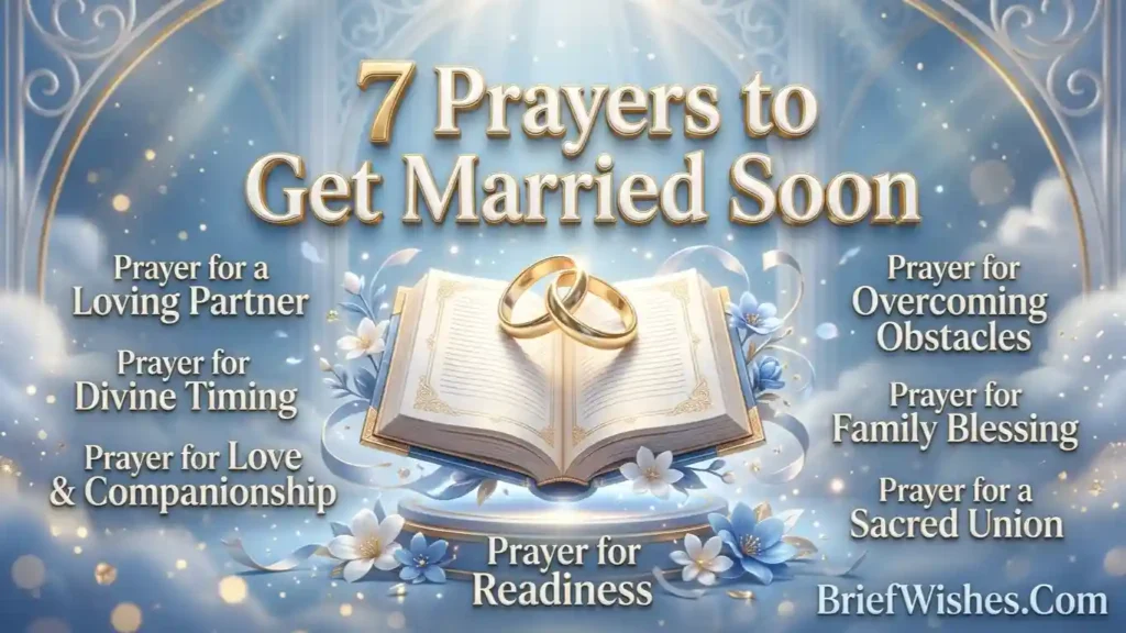 7 Prayers to Get Married Soon
