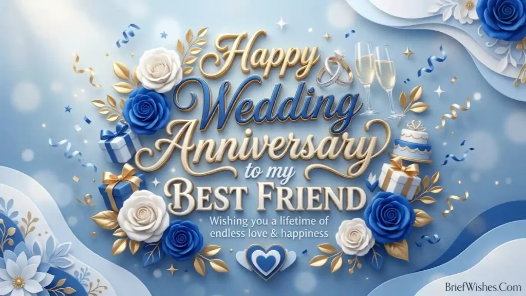 Anniversary Wishes for Friends in English