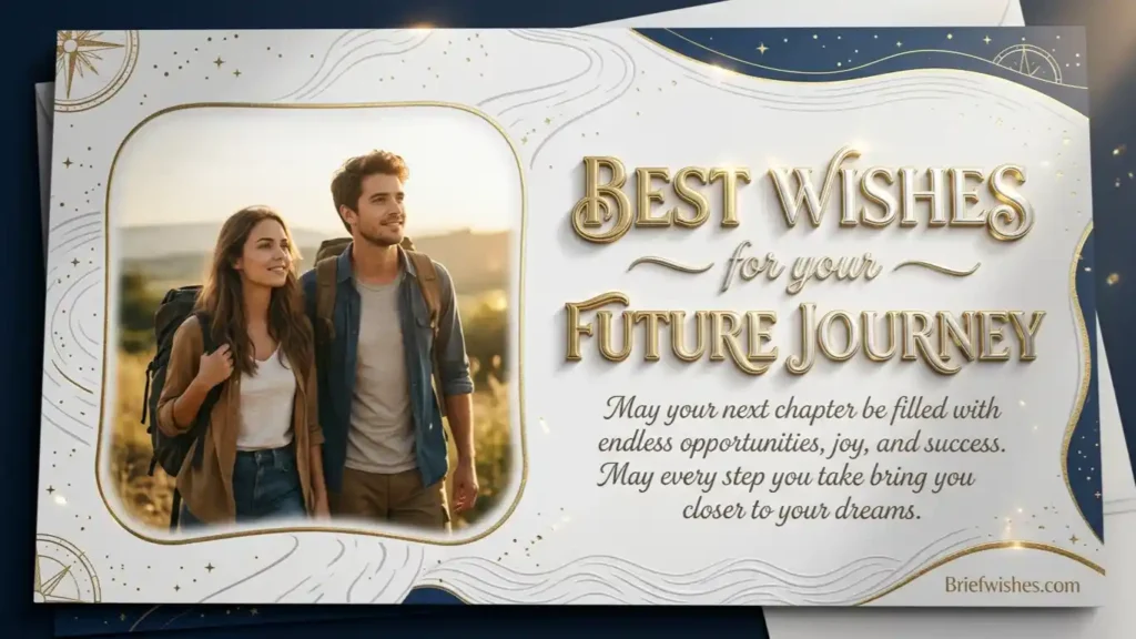 best wishes for future journey