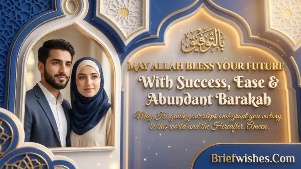 best wishes for future success in islamic way 