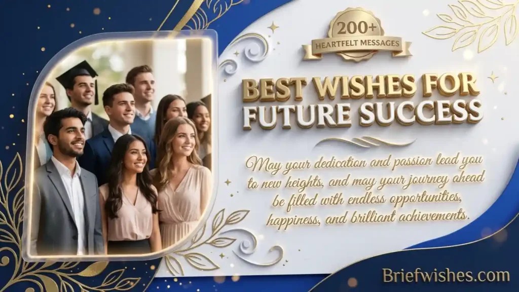 best wishes for future success quotes 