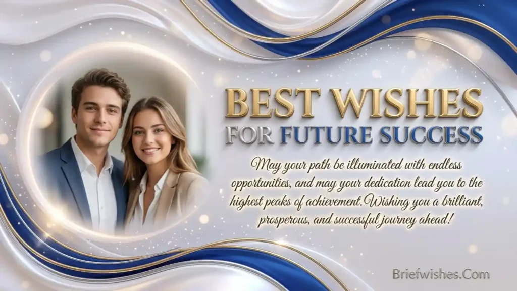 Best Wishes for Future Success Captions