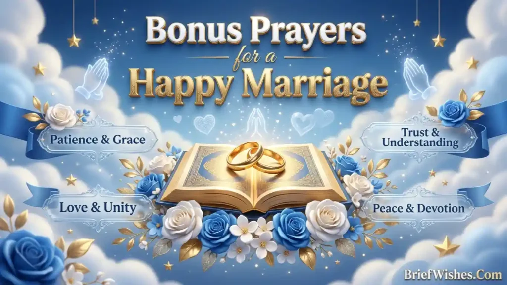 Bonus Prayers for a Happy Marriage