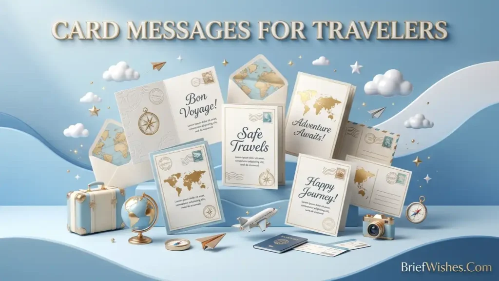 Card Messages for Travelers 