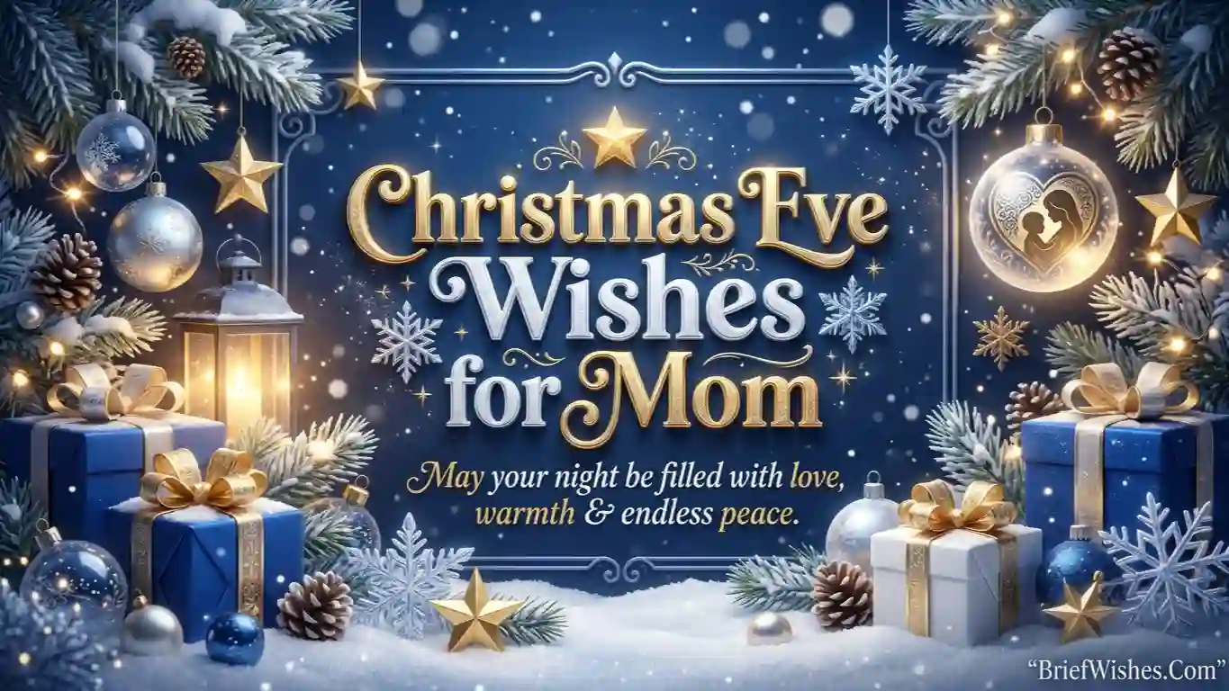 Christmas Eve Wishes for Mom