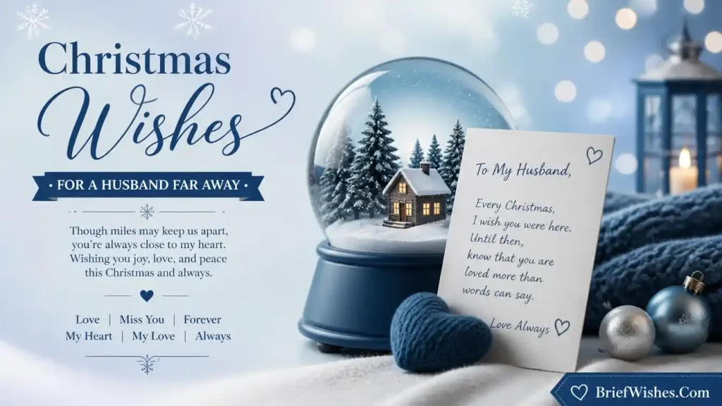 Christmas Wishes for a Husband Far Away