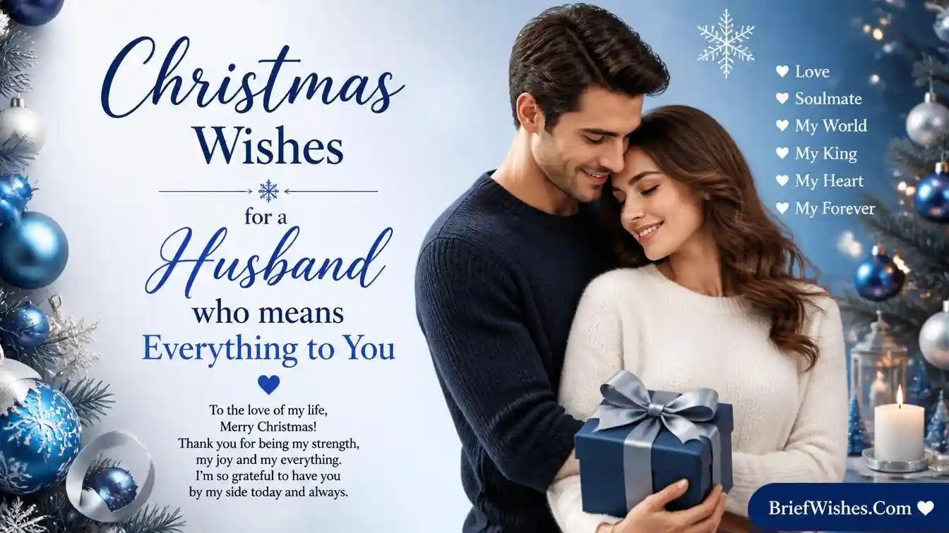 Christmas Wishes for a Husband Who Means Everything to You