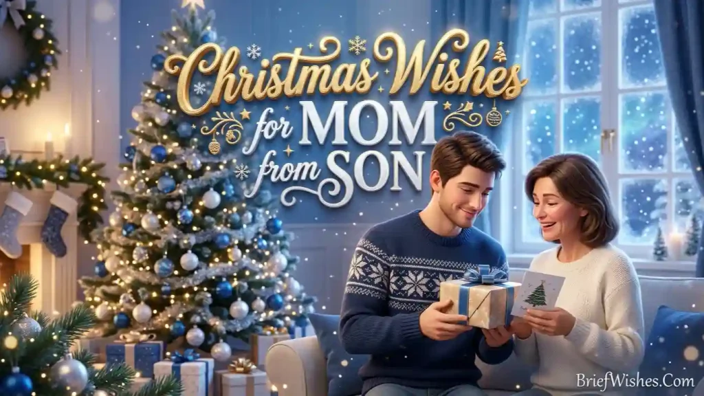 Christmas Wishes for Mom from Son