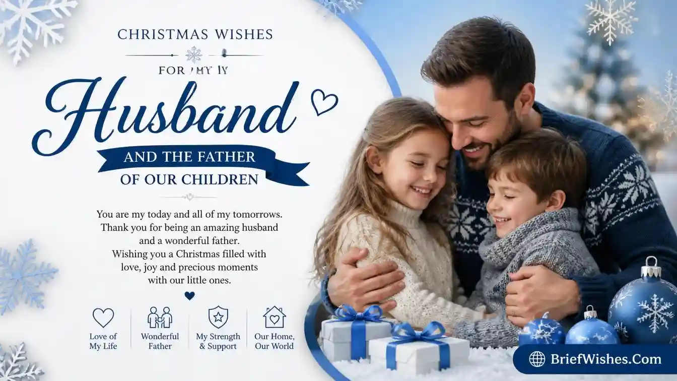 Christmas Wishes for My Husband and the Father of Our Children