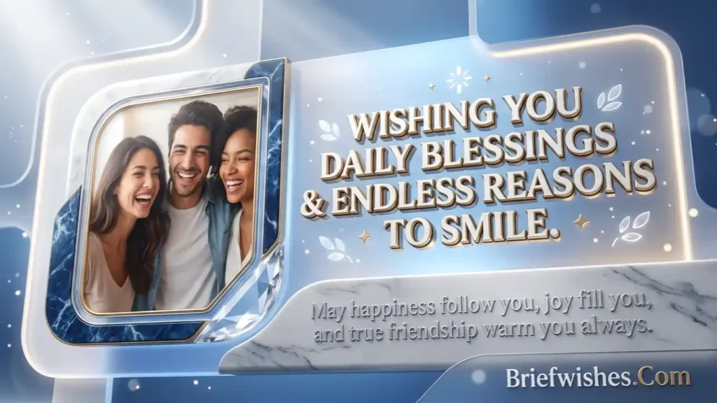Daily Blessings Messages for Friends 