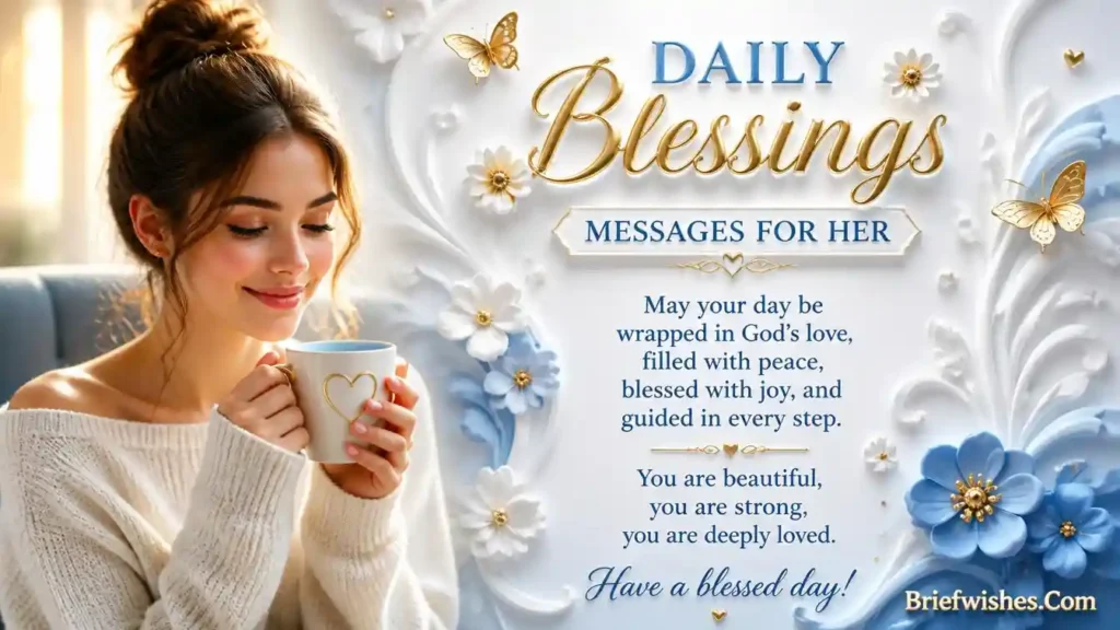 Daily Blessings Messages for Her 
