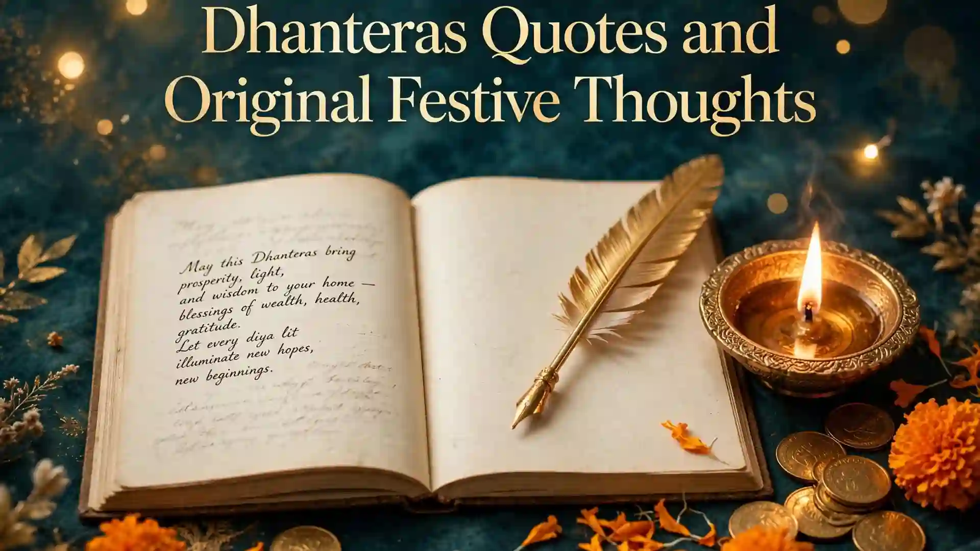 Dhanteras Quotes and Original Festive Thoughts