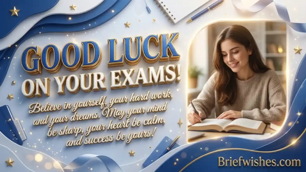 Exam Success Wishes and Prayers