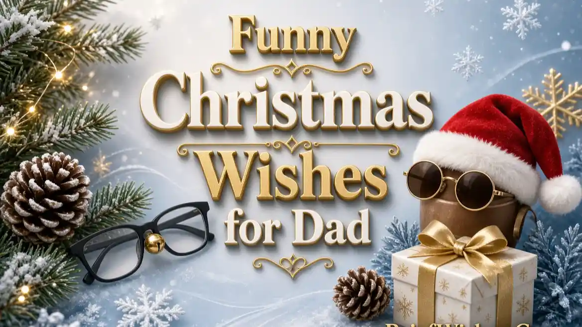 Funny Christmas Wishes for Dad 