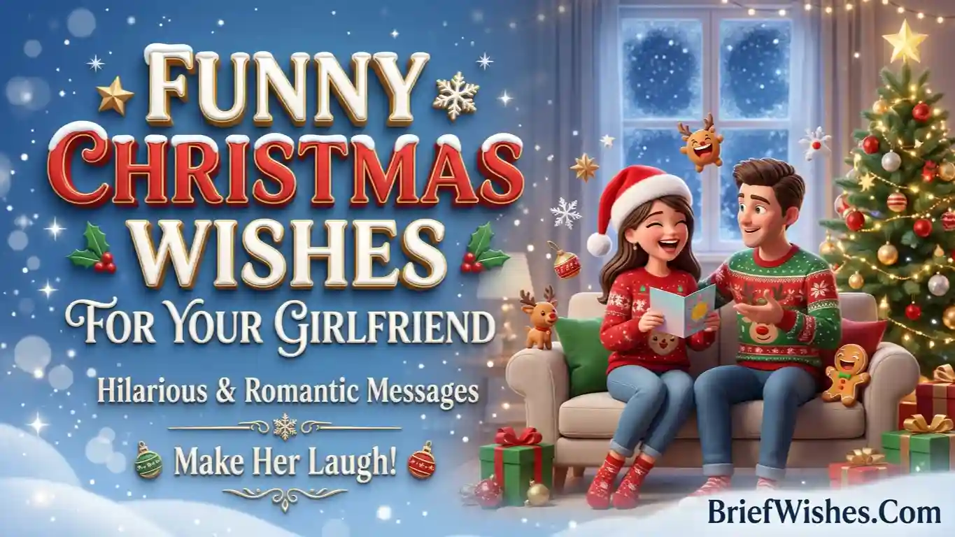 Funny Christmas Wishes for Your Girlfriend