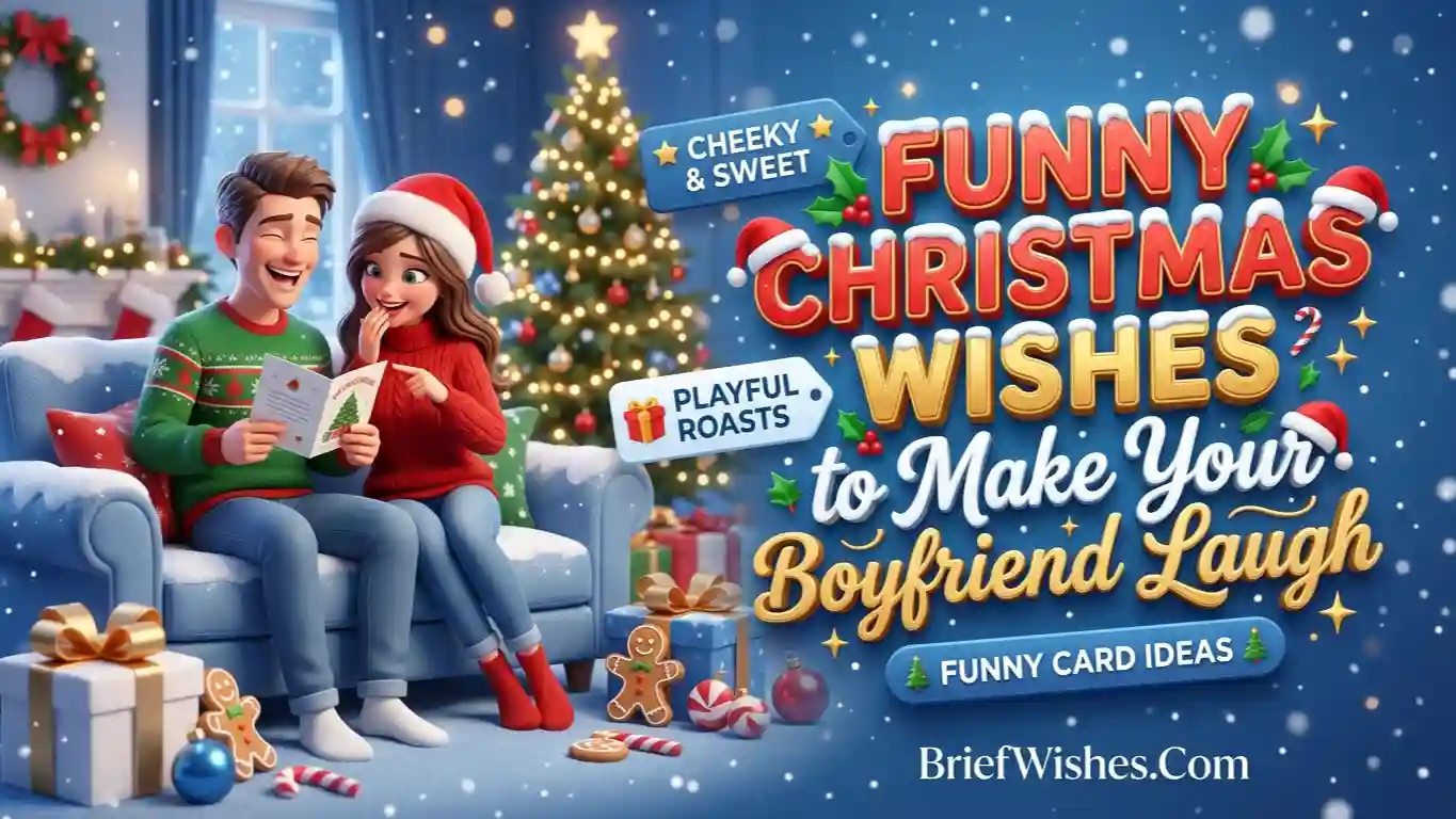 Funny Christmas Wishes to Make Your Boyfriend Laugh