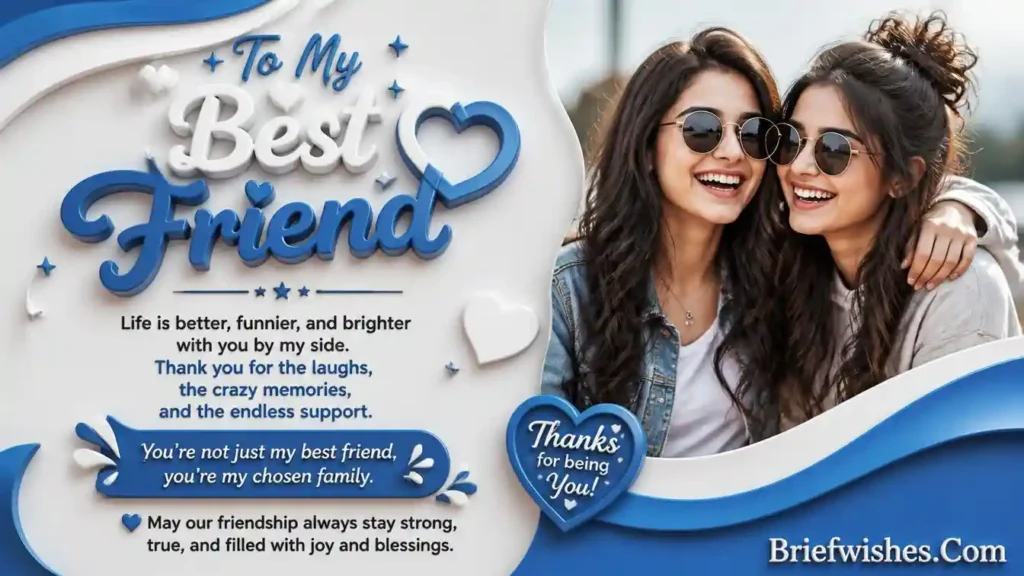 Funny Sweet Messages for a Best Friend 