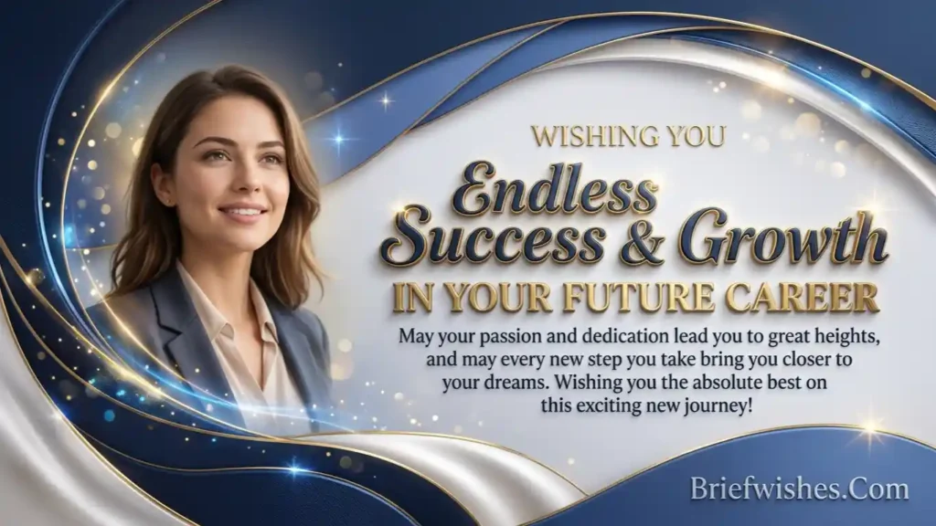 good luck wishes for future career 
