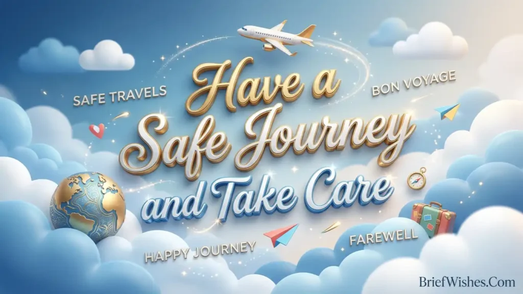 Have a Safe Journey and Take Care 