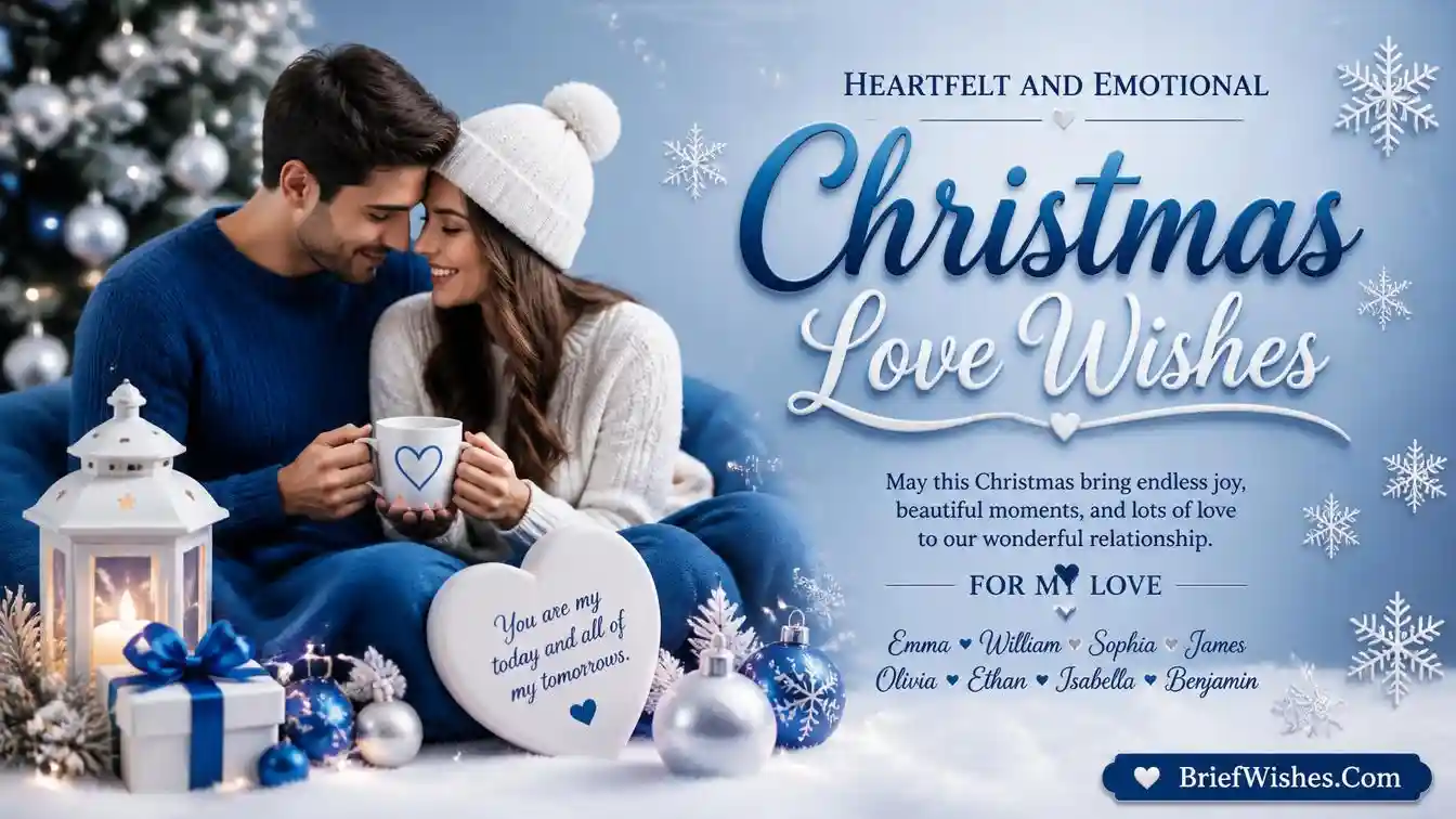 Heartfelt and Emotional Christmas Love Wishes 