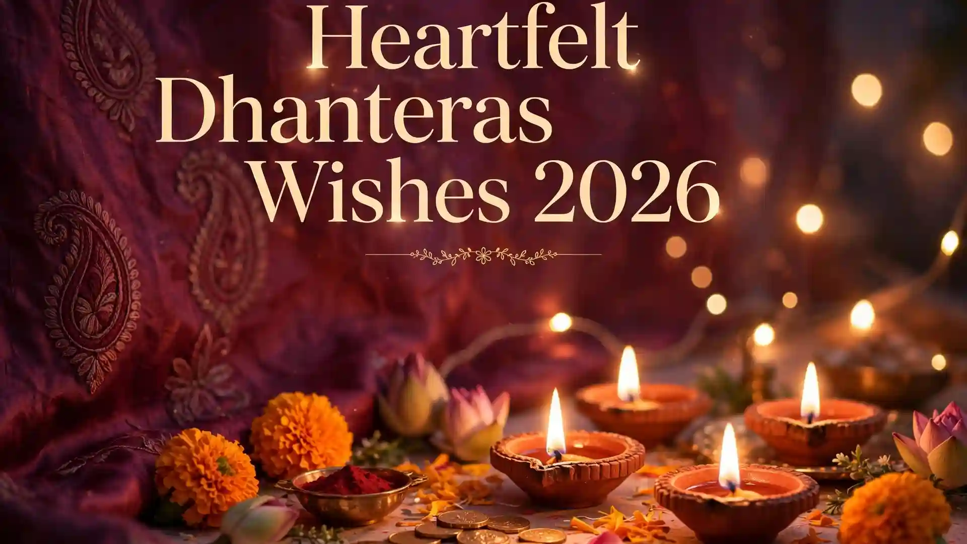 Heartfelt Dhanteras Wishes 2026