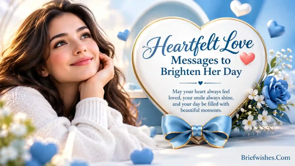 Heartfelt Love Messages to Brighten Her Day