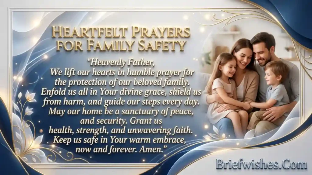 Heartfelt Prayers for Family Safety