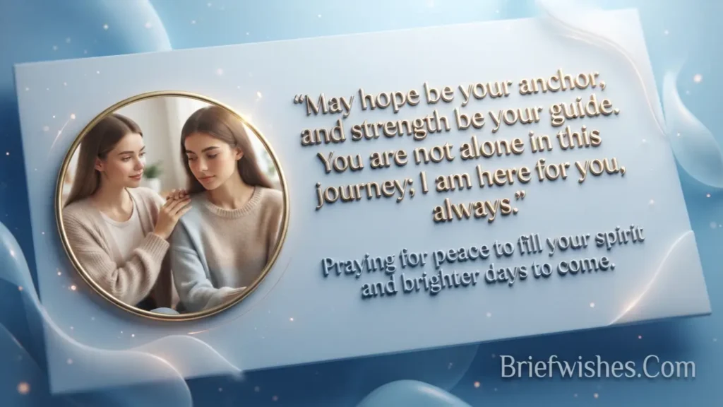 heartfelt wishes for a friend in need