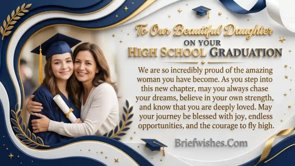 High school graduation wishes for daughter