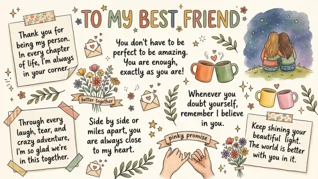 Inspirational Messages for a Best Friend