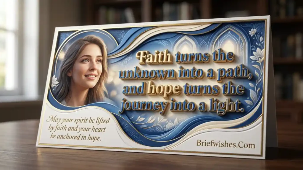 inspirational messages of hope and faith