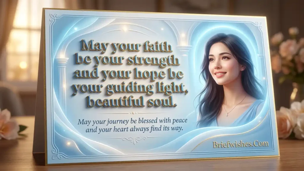 messages of hope and faith for her