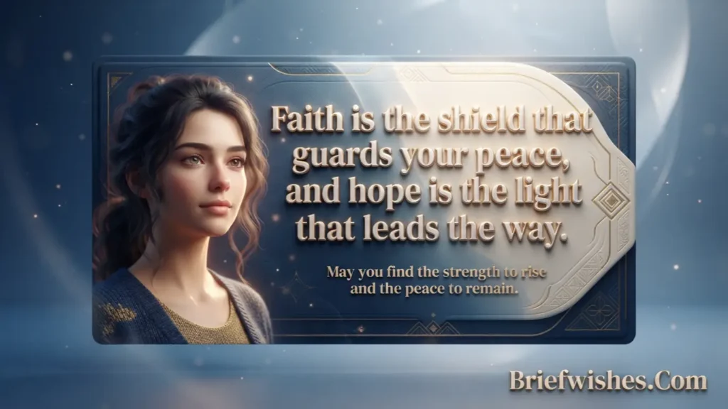 messages of hope and faith in hard times