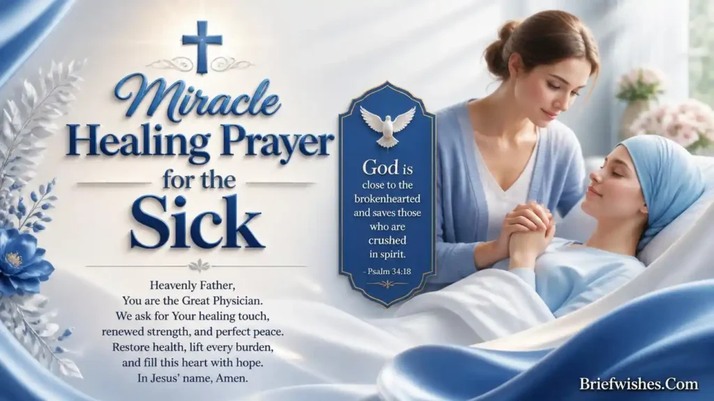 Miracle Healing Prayer for the Sick 