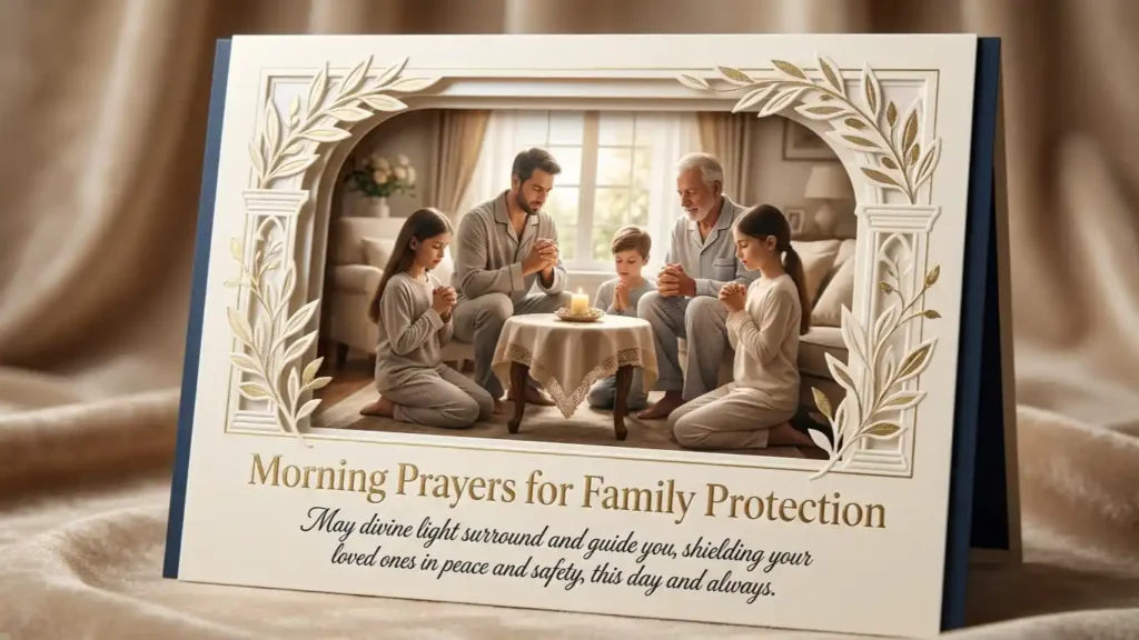 Morning Prayers for Family Protection