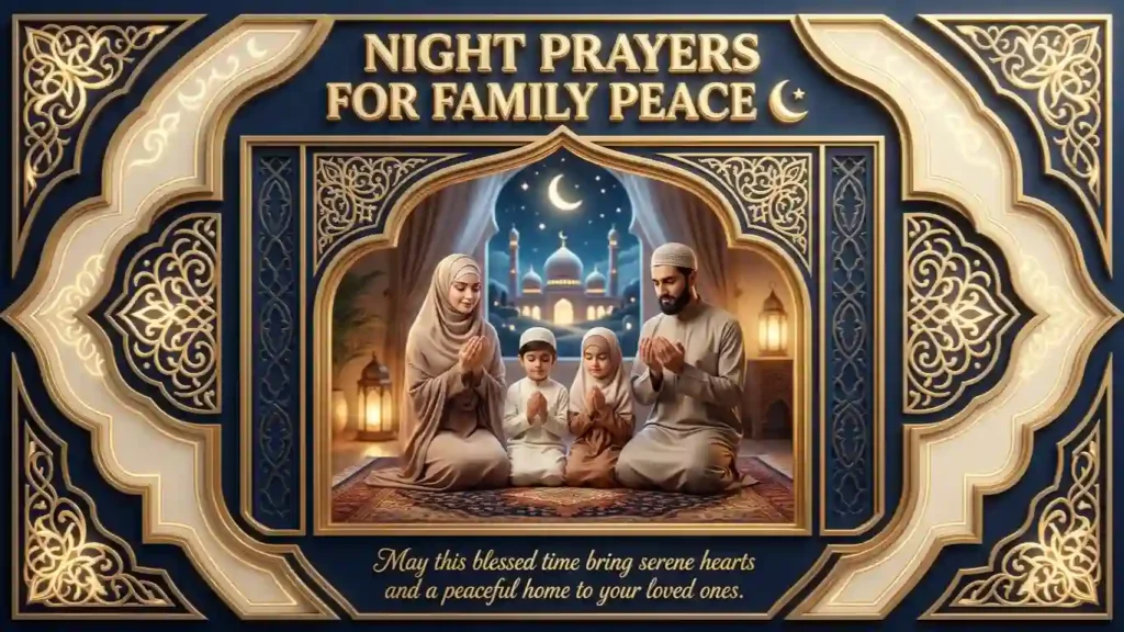 Night Prayers for Family Peace