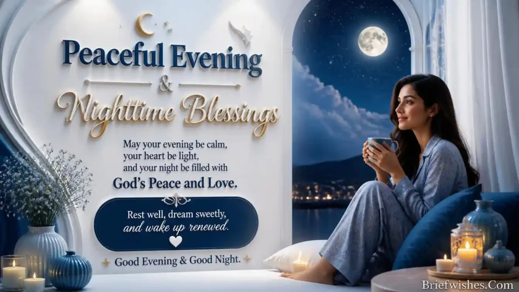  Peaceful Evening & Nighttime Blessings