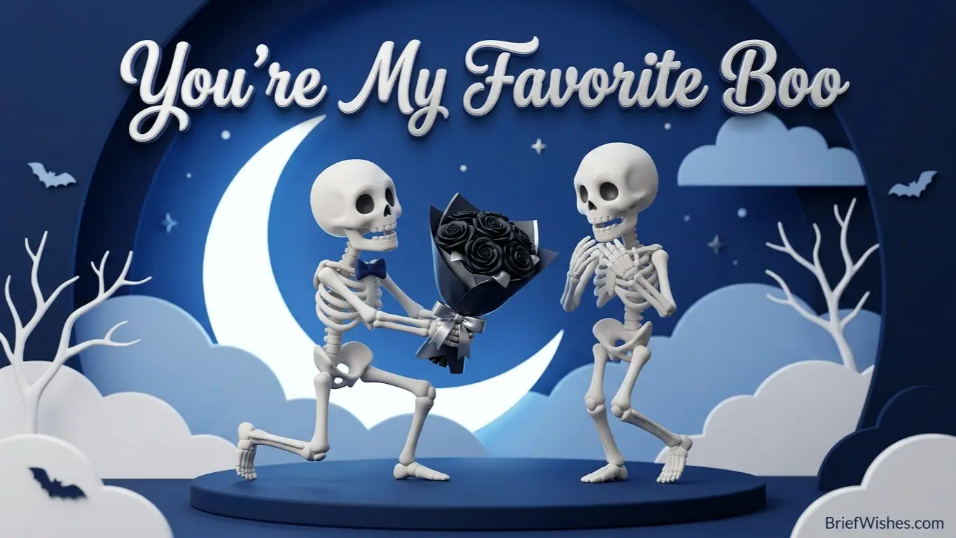Playful Halloween Greetings for Your Partner