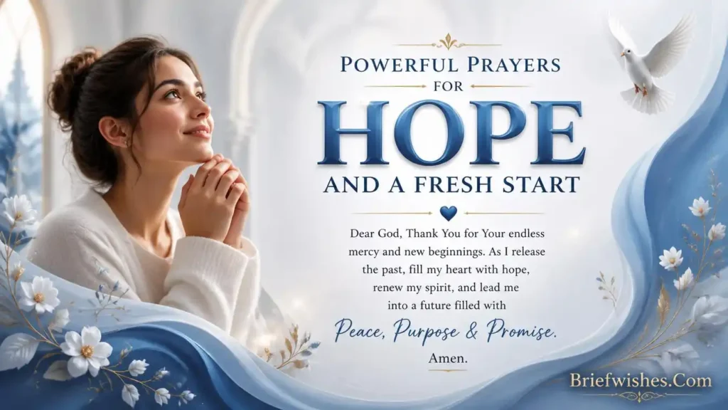 Powerful Prayers for Hope and a Fresh Start