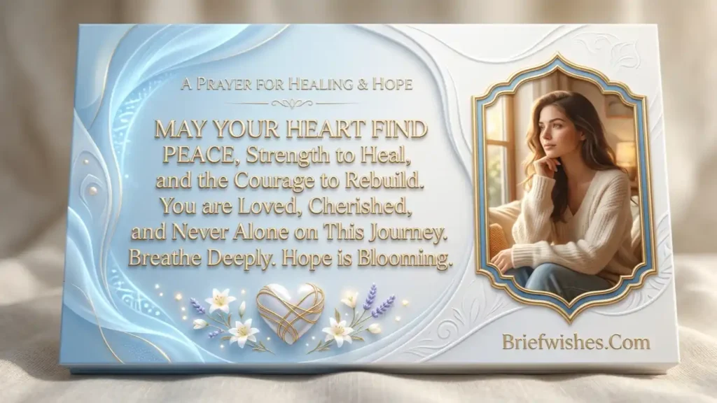 prayer for someone going through a painful breakup or divorce 